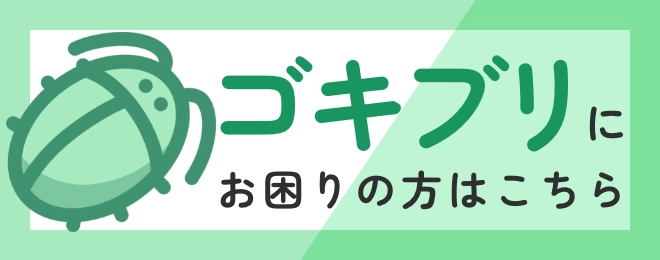 ゴキブリにお悩みの方はこちら